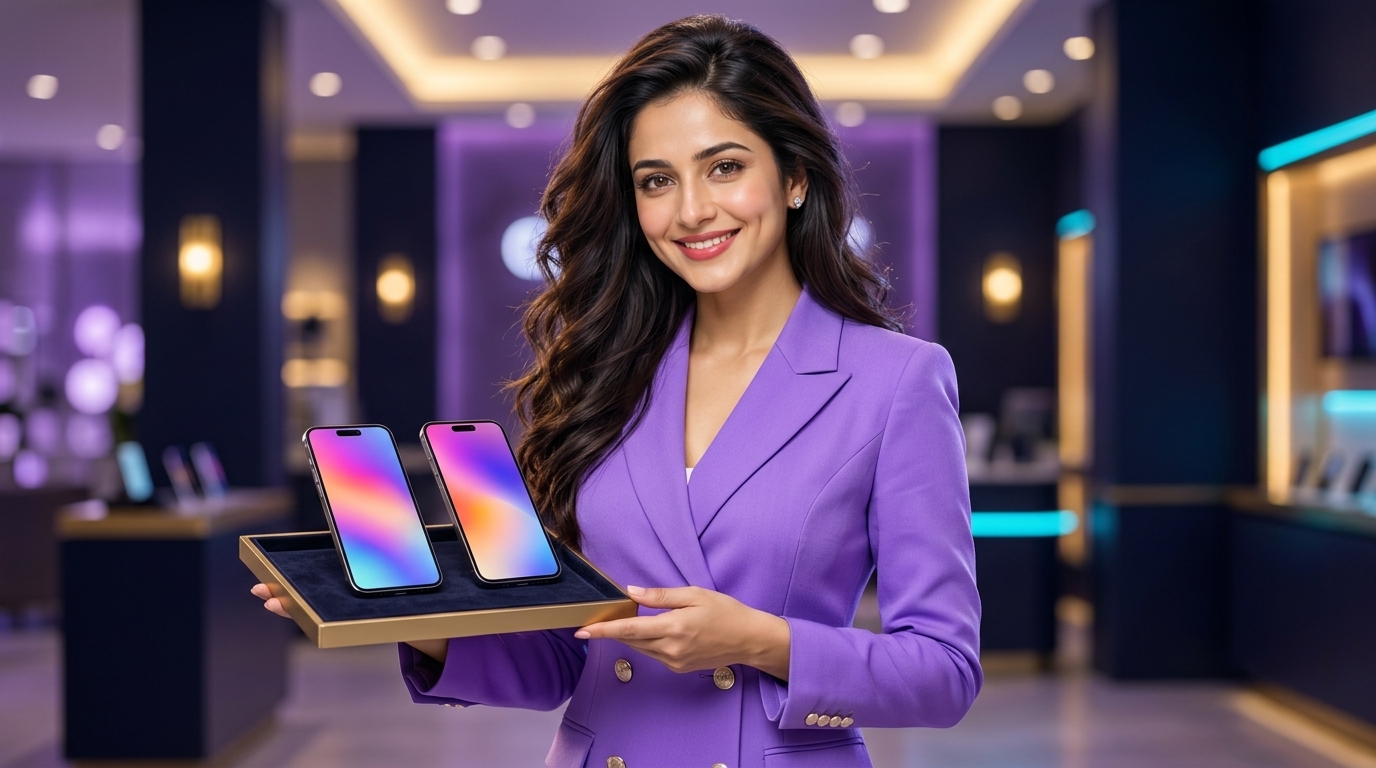 Dalmia Brand Concierge presenting flagship 5G smartphones and exchange care in Purulia