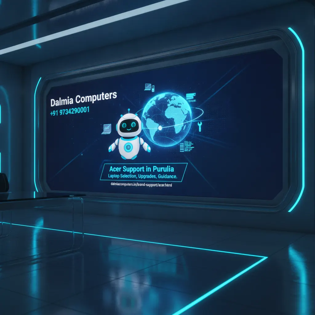 Dalmia Computers premium visual for Brand Support Acer