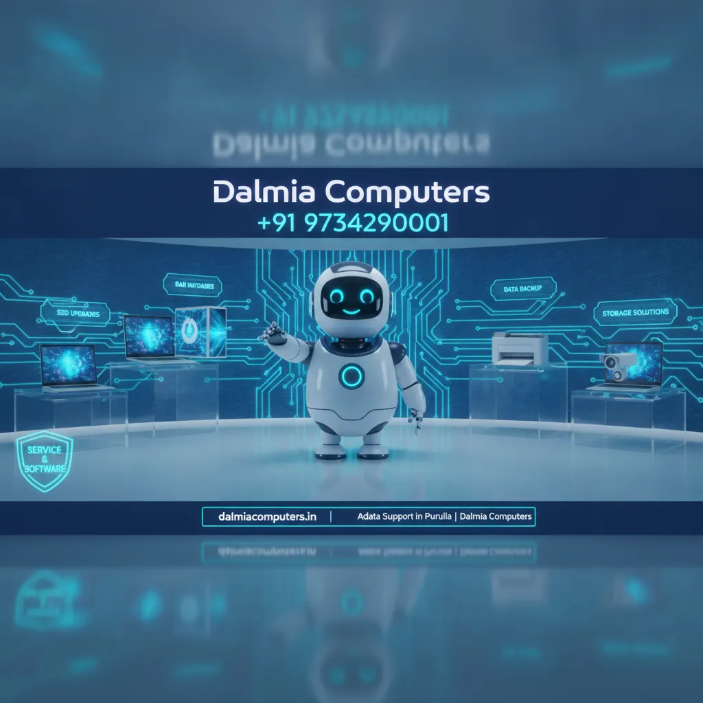 Dalmia Computers premium visual for Brand Support Adata