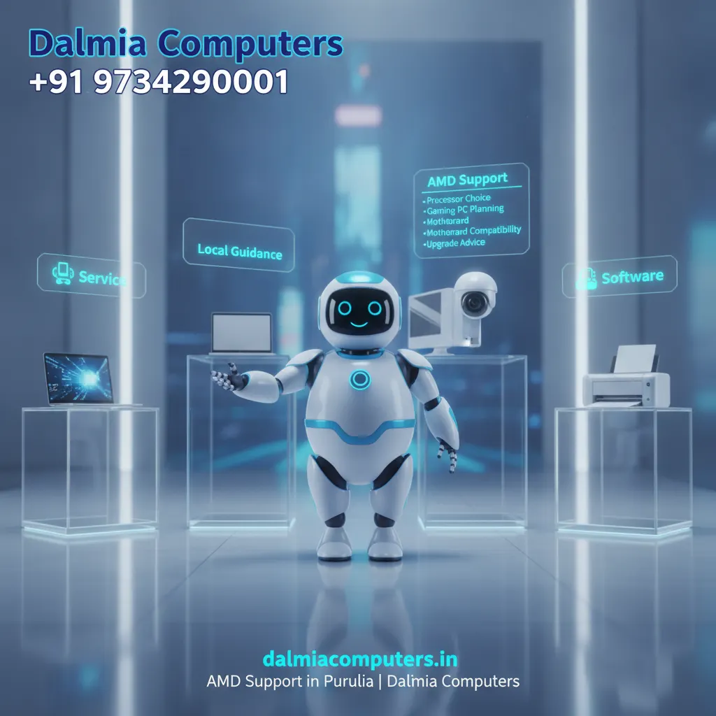 Dalmia Computers premium visual for Brand Support Amd