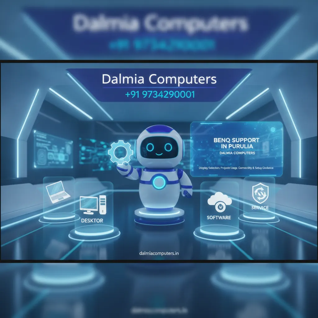 Dalmia Computers premium visual for Brand Support Benq