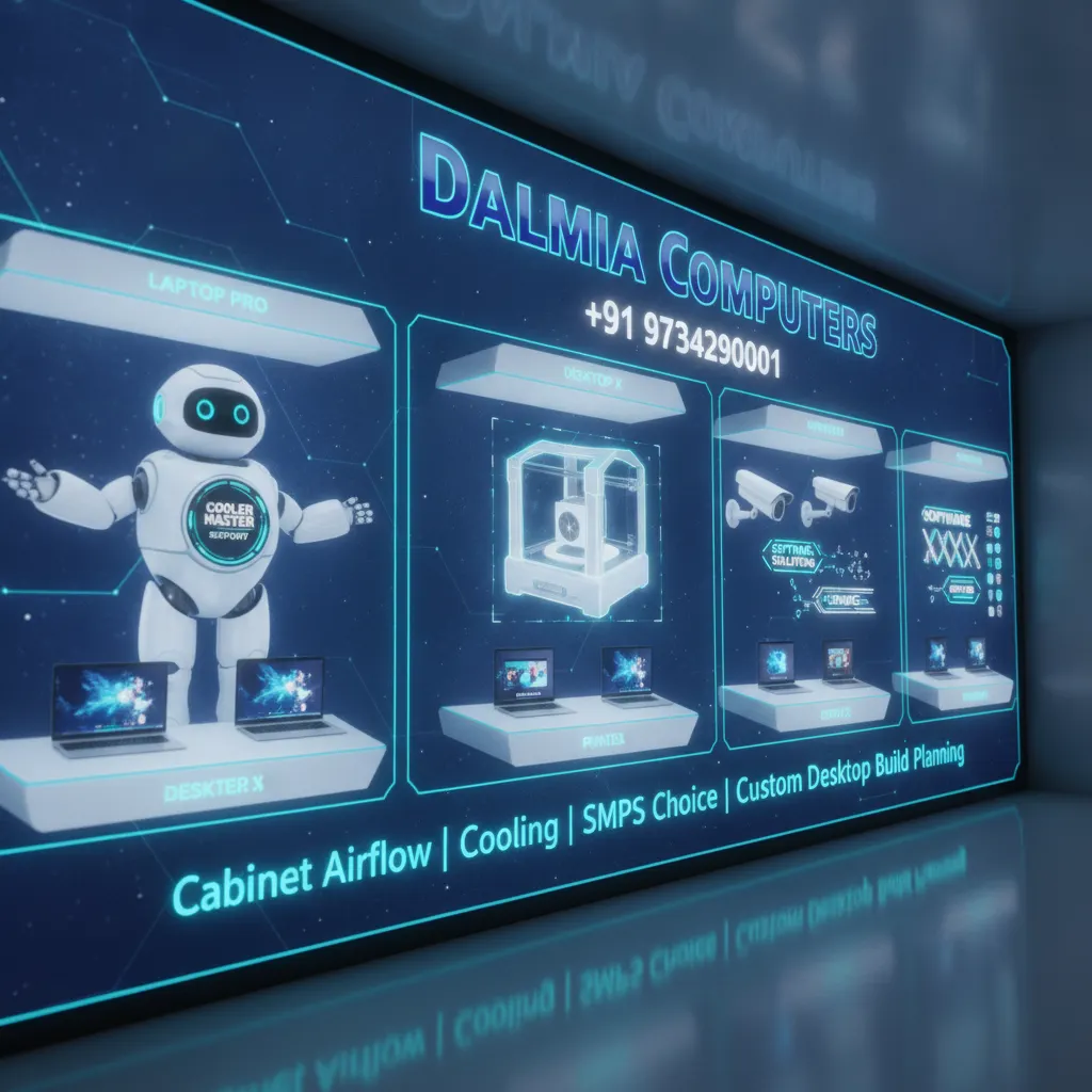 Dalmia Computers premium visual for Brand Support Cooler Master