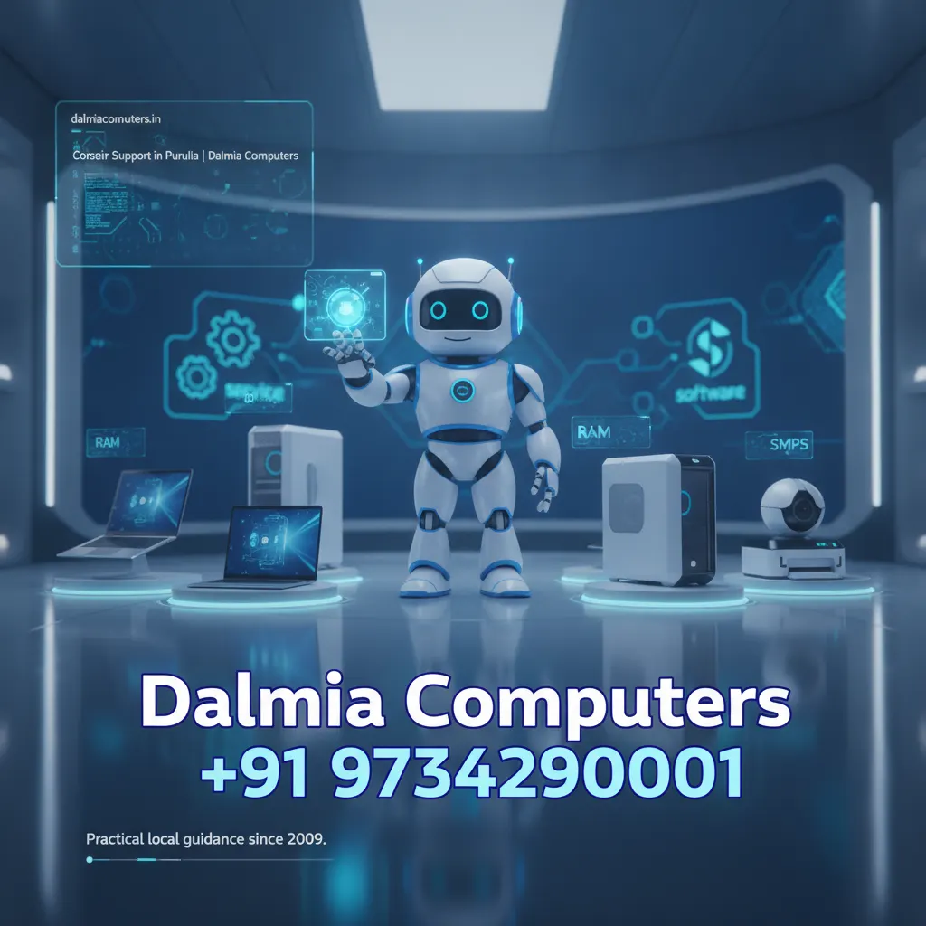 Dalmia Computers premium visual for Brand Support Corsair