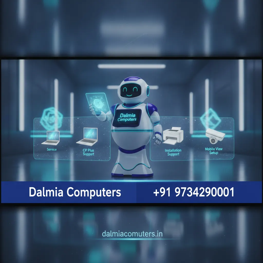 Dalmia Computers premium visual for Brand Support Cp Plus