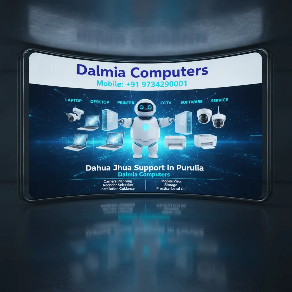 Dalmia Computers premium visual for Brand Support Dahua Jhua