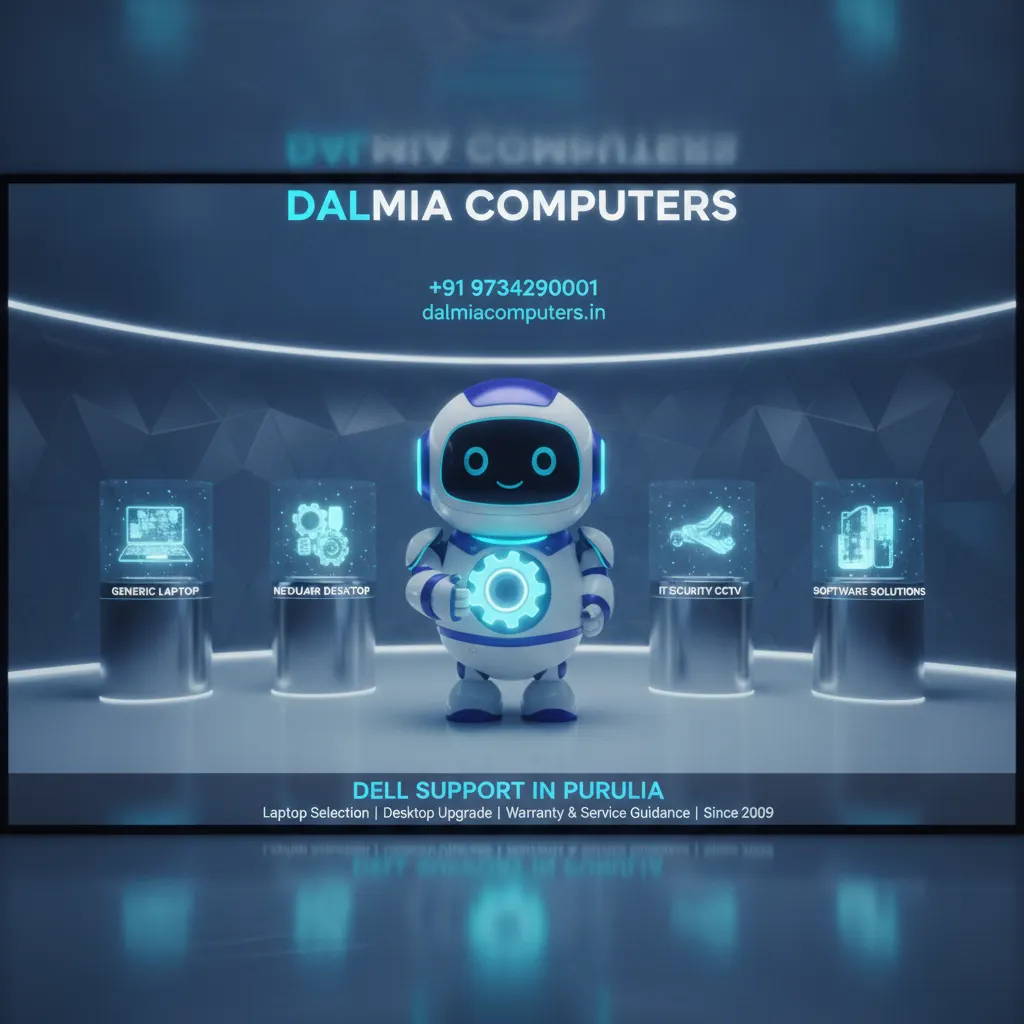 Dalmia Computers premium visual for Brand Support Dell