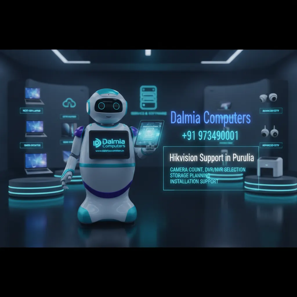 Dalmia Computers premium visual for Brand Support Hikvision