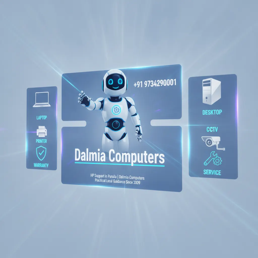 Dalmia Computers premium visual for Brand Support Hp