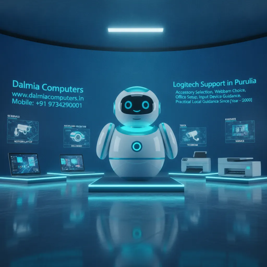 Dalmia Computers premium visual for Brand Support Logitech