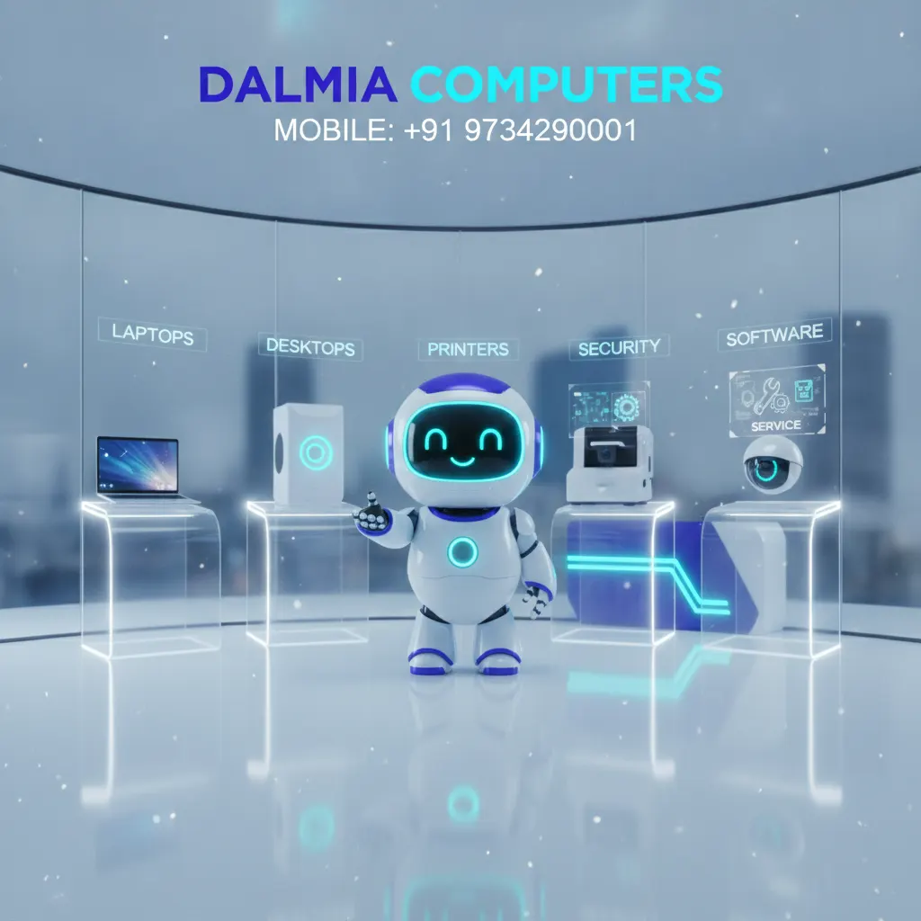 Dalmia Computers premium visual for Brand Support Microtek