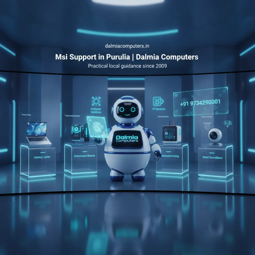 Dalmia Computers premium visual for Brand Support Msi