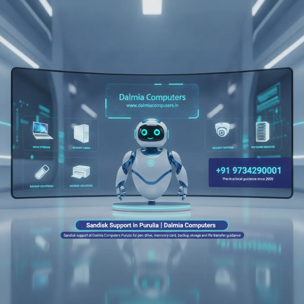 Dalmia Computers premium visual for Brand Support Sandisk