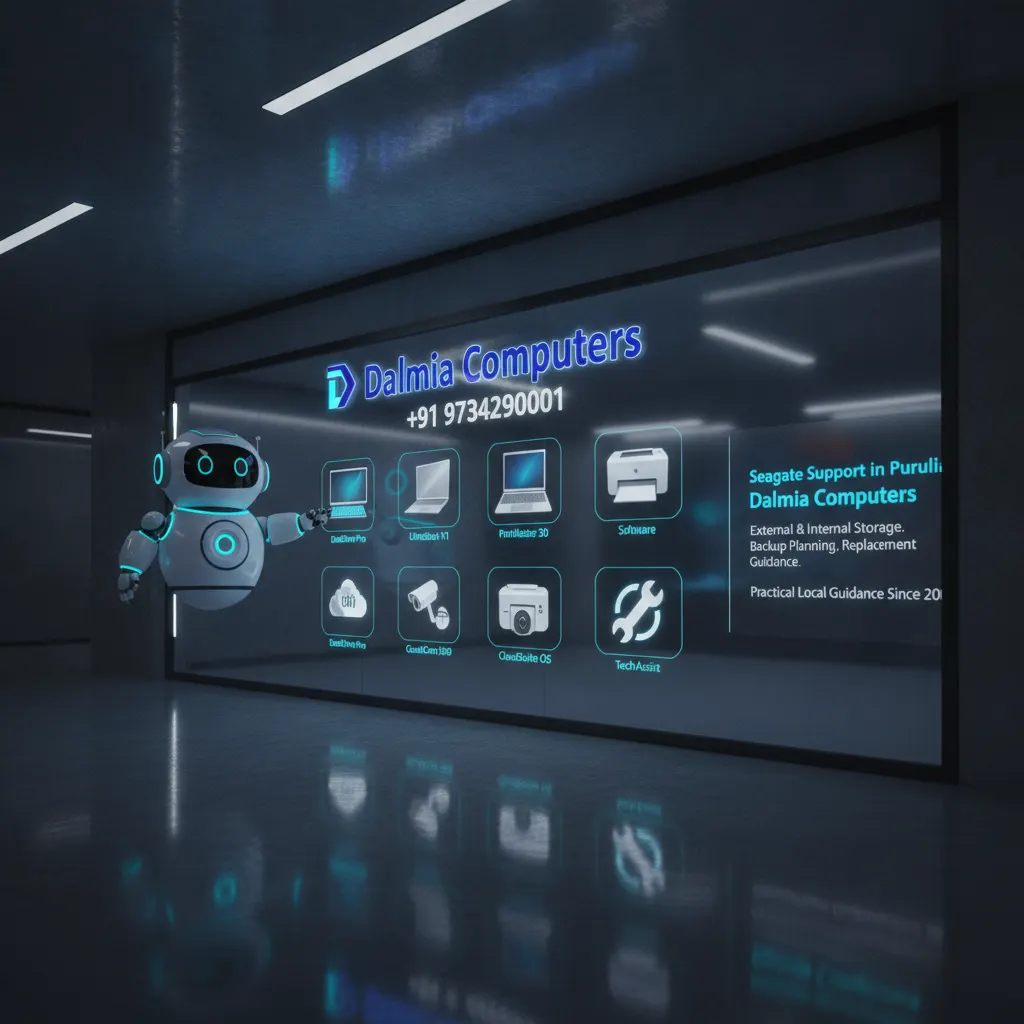 Dalmia Computers premium visual for Brand Support Seagate