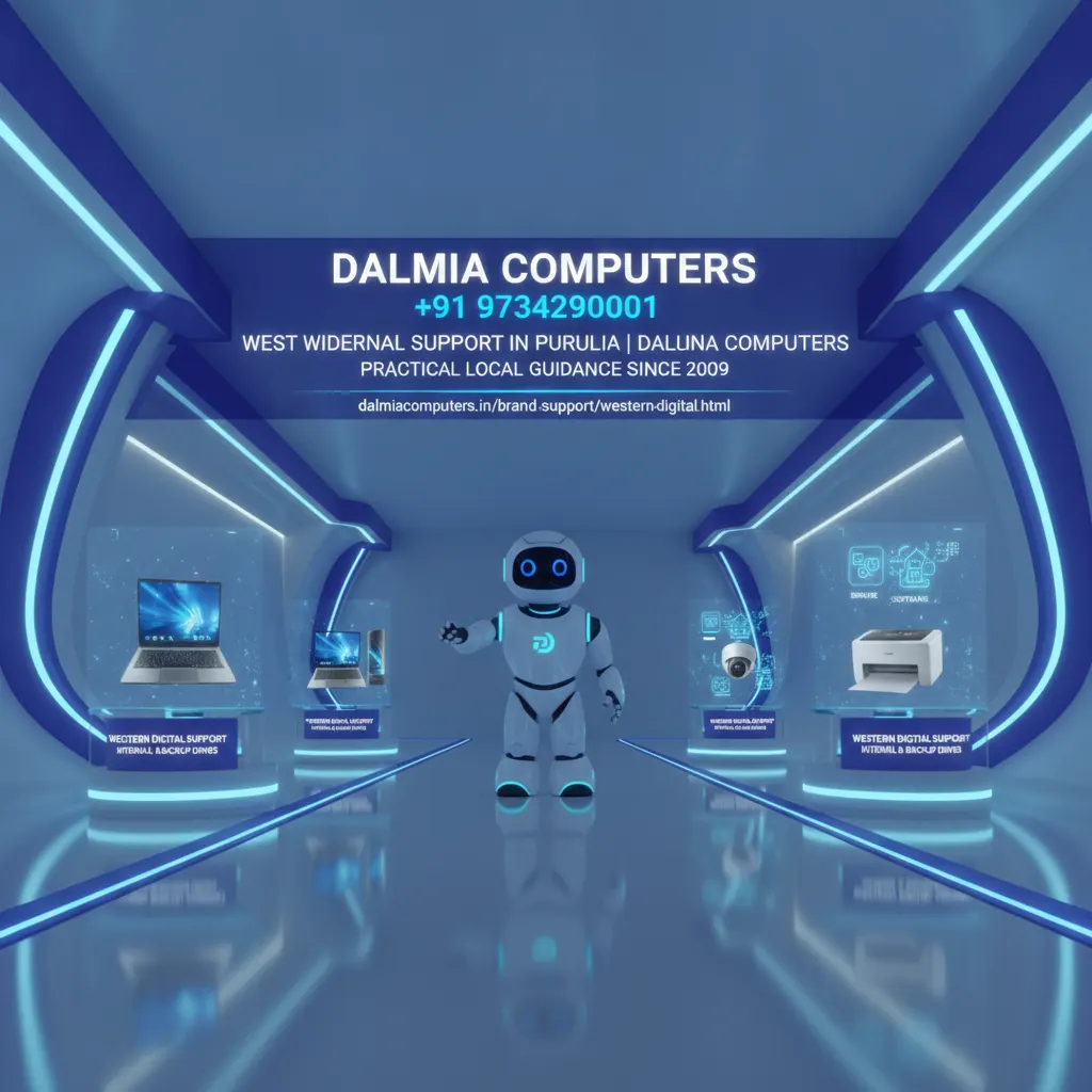 Dalmia Computers premium visual for Brand Support Western Digital