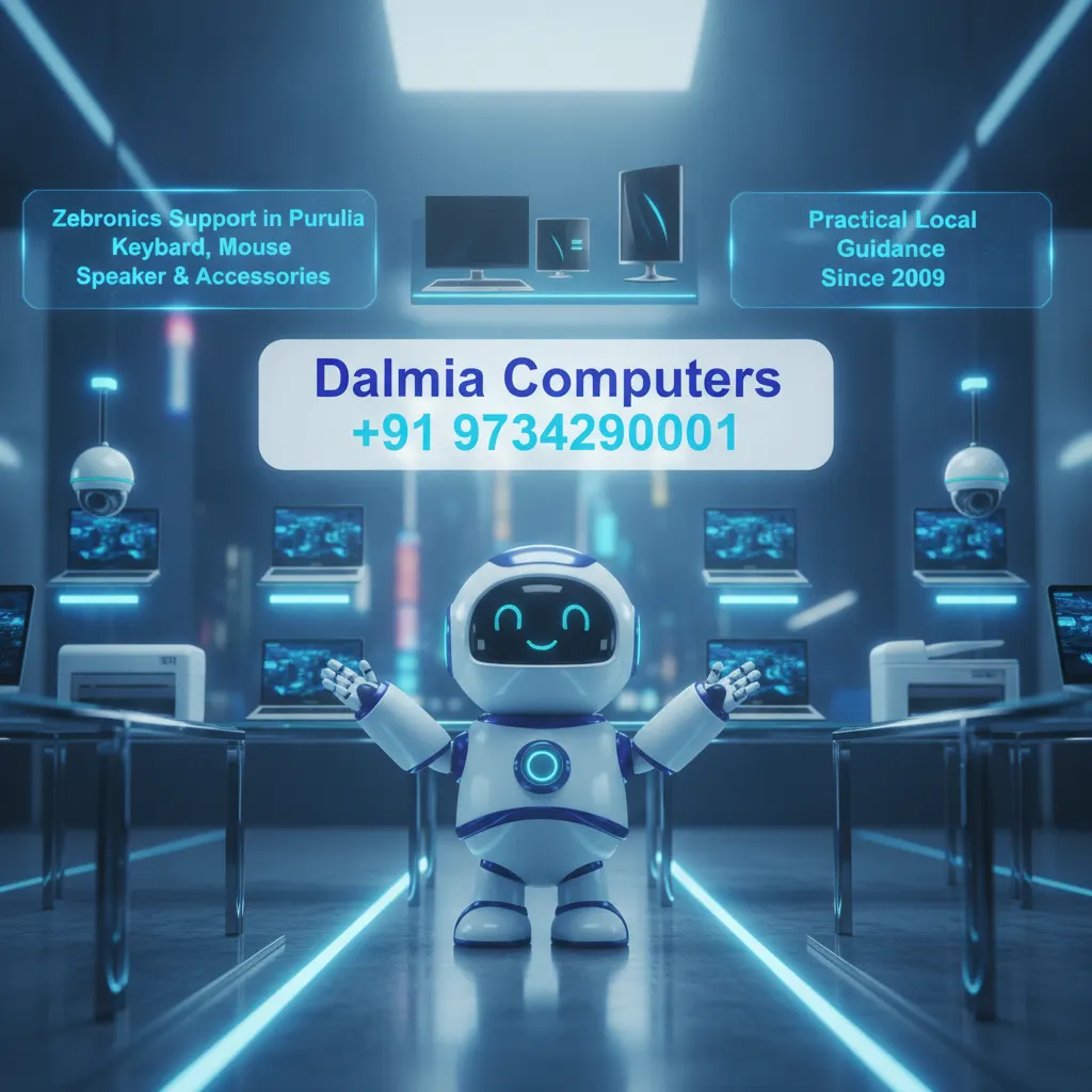 Dalmia Computers premium visual for Brand Support Zebronics