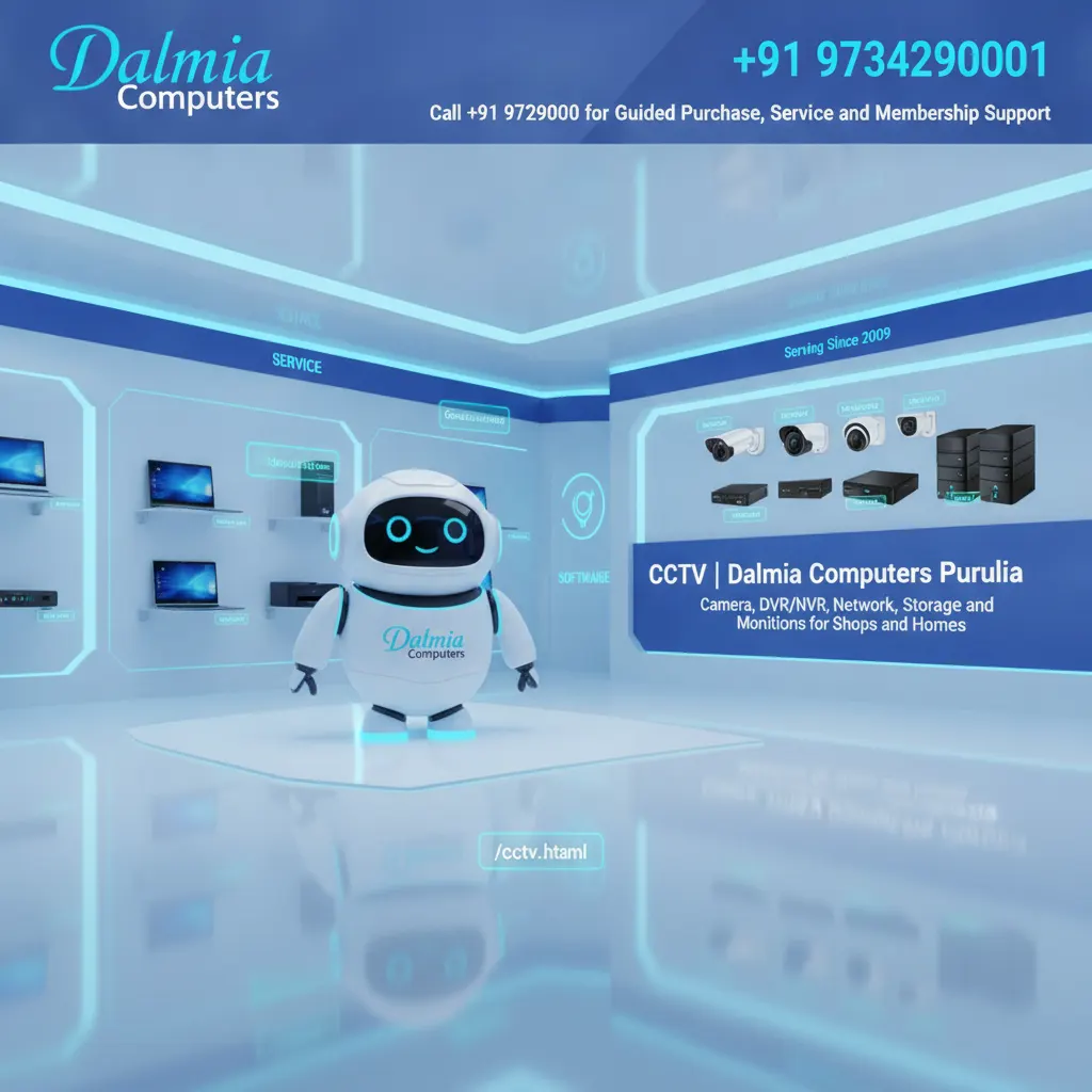 Dalmia Computers Cctv | Dalmia Computers Purulia visual