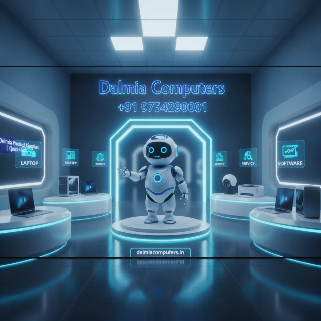 Dalmia Computers premium visual for Quick Heal