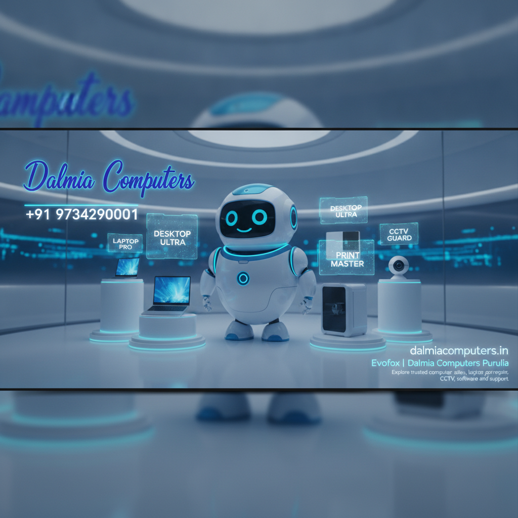 Dalmia Computers premium visual for Brand Support Evofox