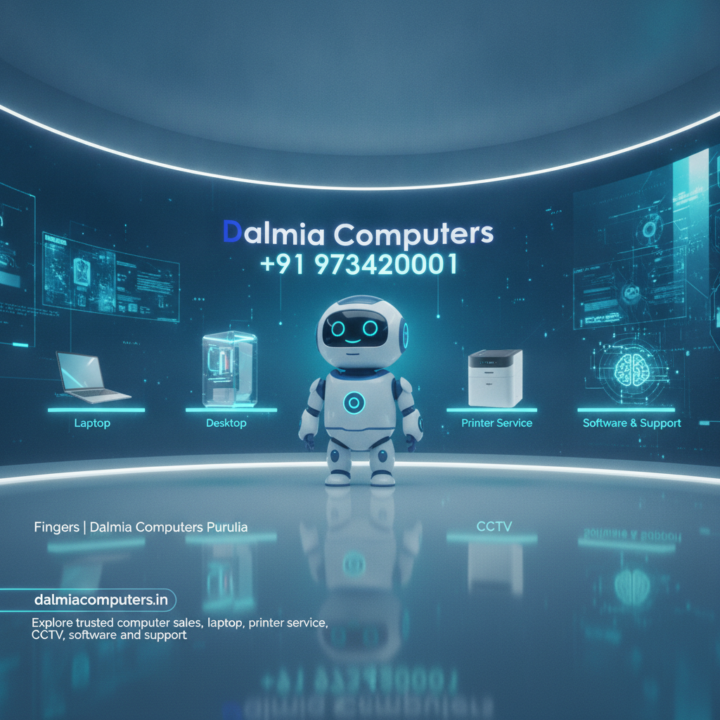 Dalmia Computers premium visual for Brand Support Fingers