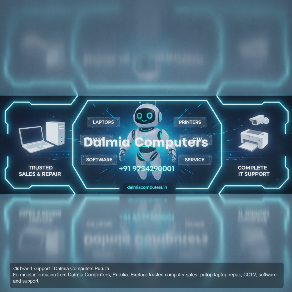 Dalmia Computers premium visual for Brand Support Formujet