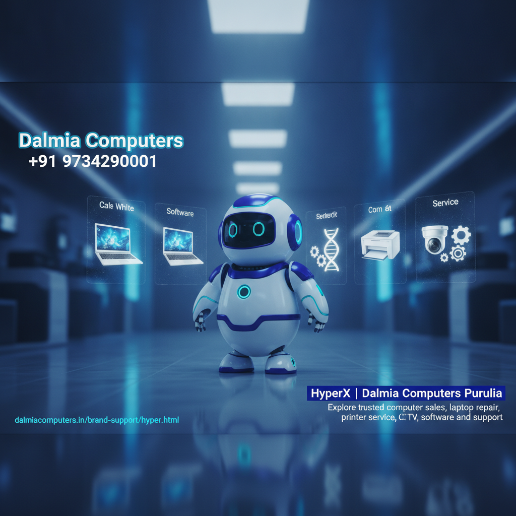 Dalmia Computers premium visual for Brand Support Hyperx