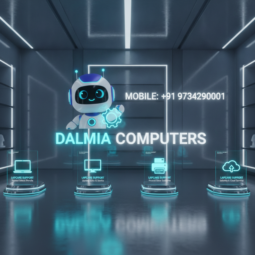 Dalmia Computers premium visual for Brand Support Lapcare