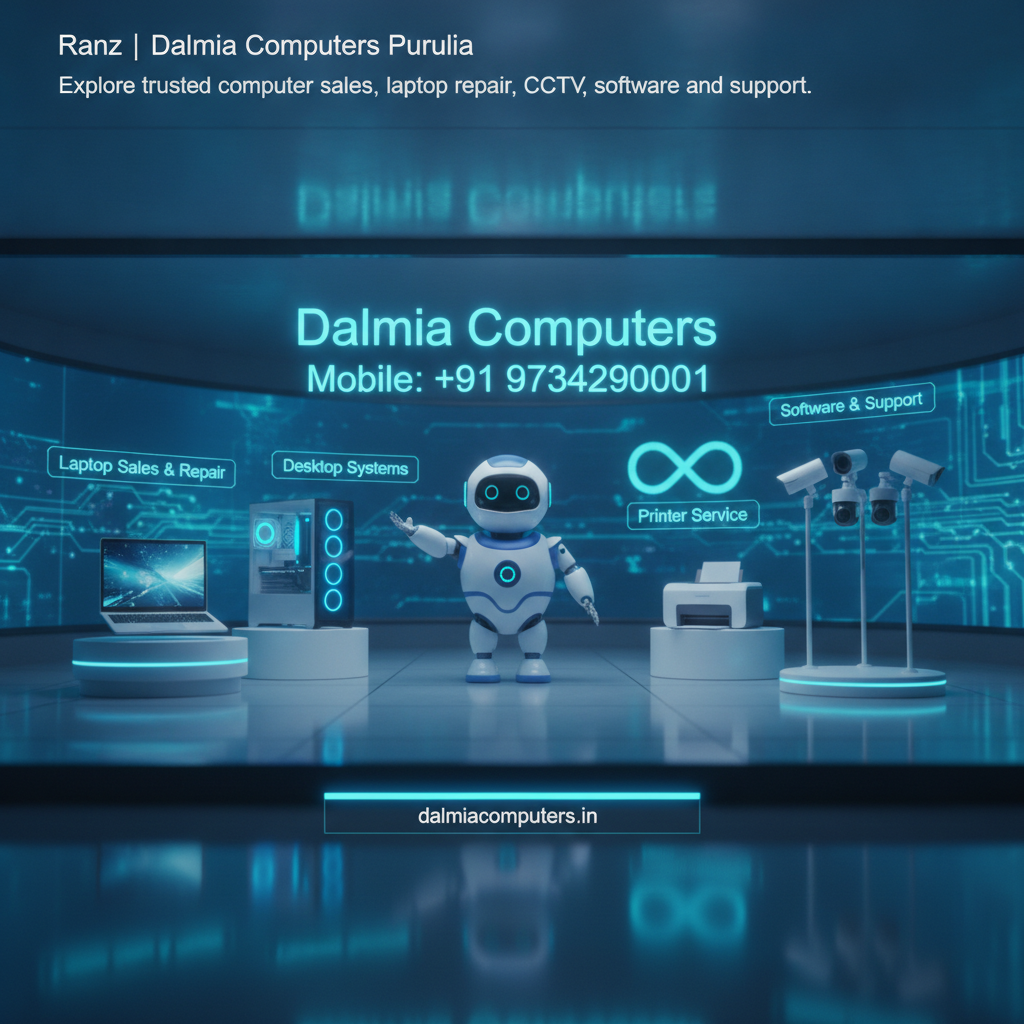 Dalmia Computers premium visual for Brand Support Ranz