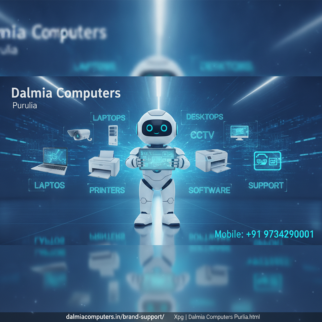 Dalmia Computers premium visual for Brand Support Xpg