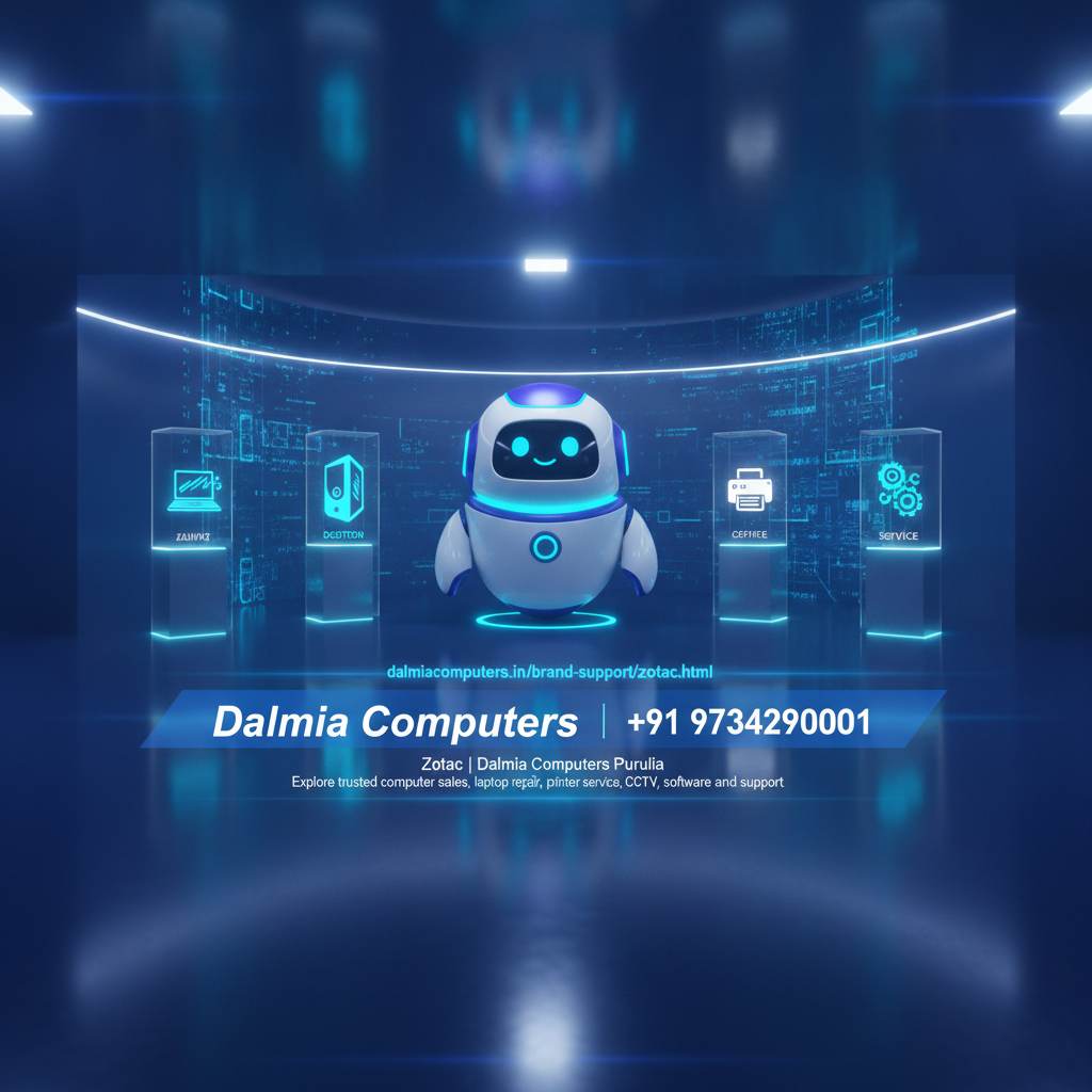 Dalmia Computers premium visual for Brand Support Zotac