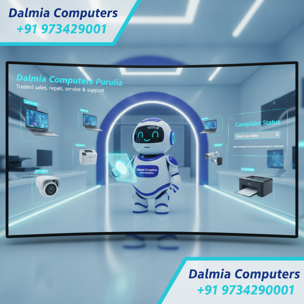 Dalmia Computers premium visual for Customer Care Complaint Status