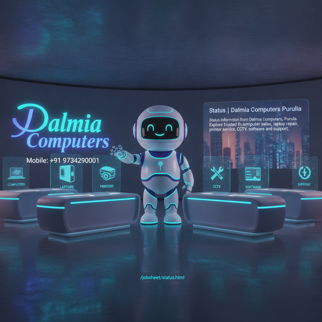 Dalmia Computers premium visual for Jobsheet Status