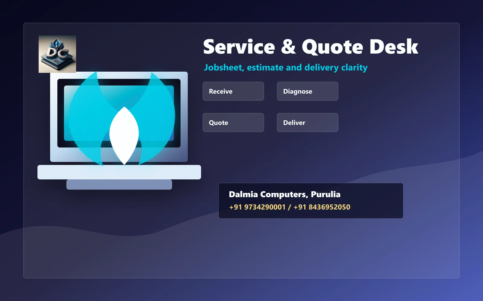 Dalmia Computers service and quotation desk