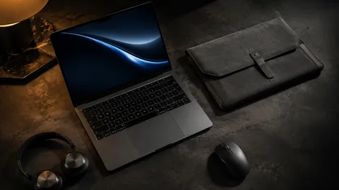 Laptop showroom offer visual